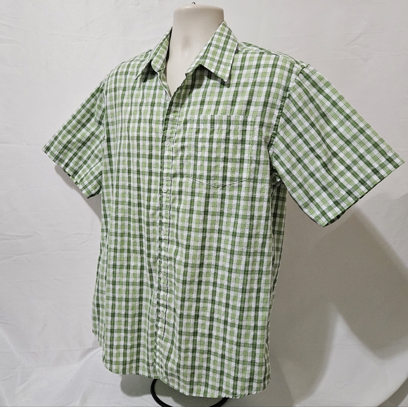 James Tattersall Button-Down Short Sleeve Checkered Shirt - Picture 7 of 12